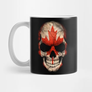 Canadian Flag Skull Mug